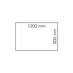 Työpöytä QBUS Kiinteä korkeus, O-jalusta, 1200x800 mm, valkoinen jalusta, valkoinen