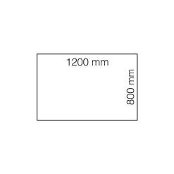 Työpöytä QBUS O-jalusta, 1200x800 mm, hopeanharmaa jalusta, vaaleanharmaa