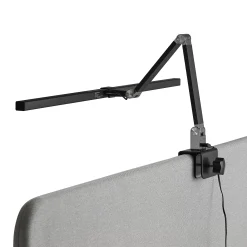 Työpöytävalaisin SCREENLITE LED, kiinnitetään pöytäsermiin, musta