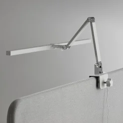 Työpöytävalaisin SCREENLITE LED, kiinnitetään pöytäsermiin, valkoinen