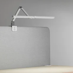 Työpöytävalaisin SCREENLITE LED, kiinnitetään pöytäsermiin, valkoinen