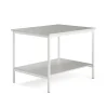 Työpöytä 1200x900x900 mm, harmaa, valkoinen