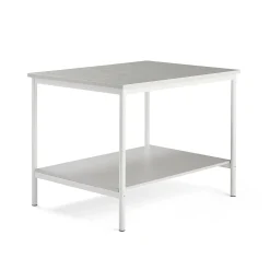 Työpöytä 1200x900x900 mm, harmaa, valkoinen