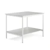 Työpöytä 1200x900x900 mm, vaaleanharmaa, valkoinen
