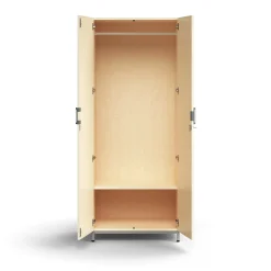 Vaatekaappi QBUS Lukollinen, vaatetanko, jalusta, 2020x800x570 mm, hopea, koivu