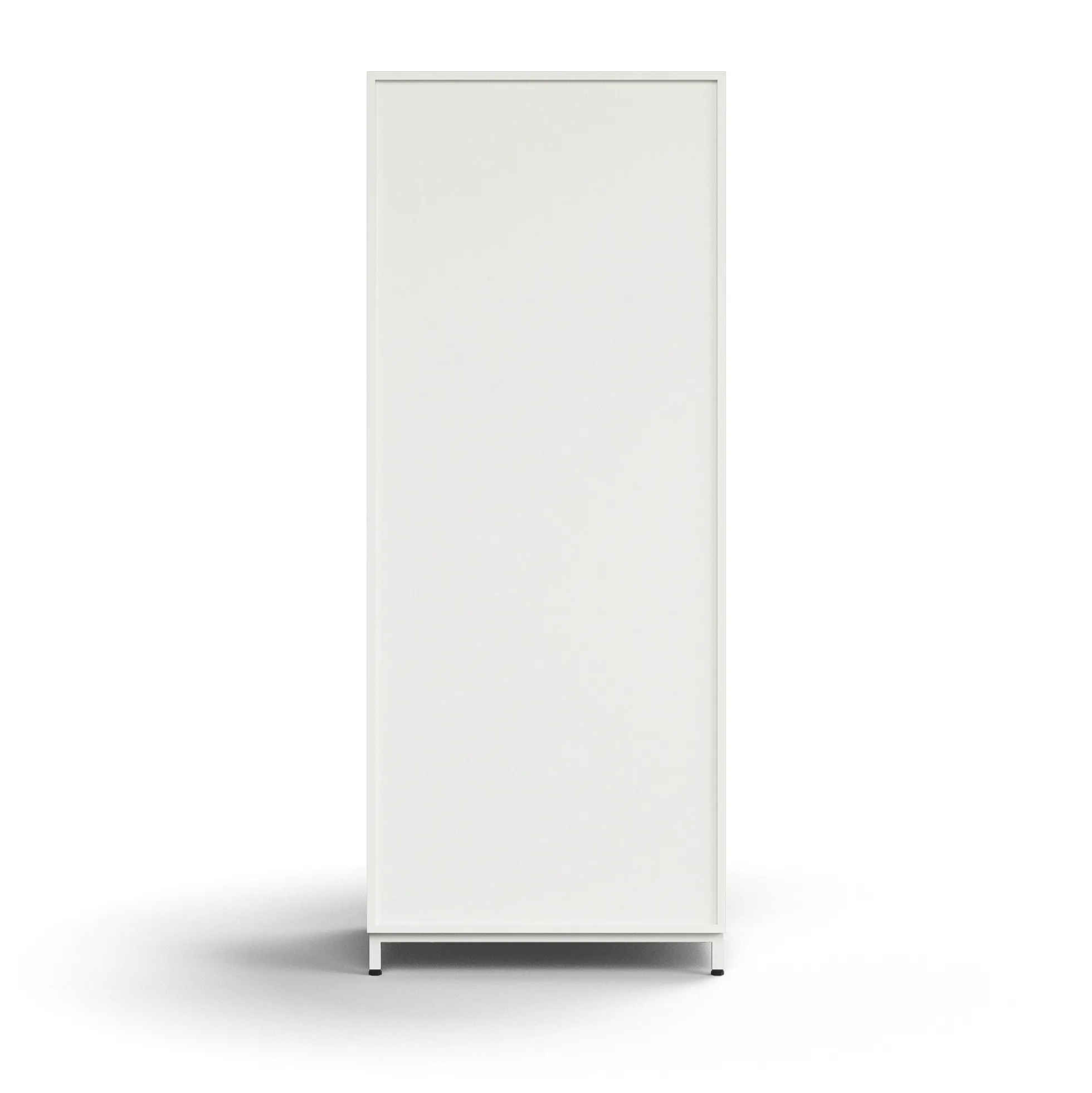 Vaatekaappi QBUS Lukollinen, vaatetanko, jalusta, 2020x800x570 mm, valkoinen