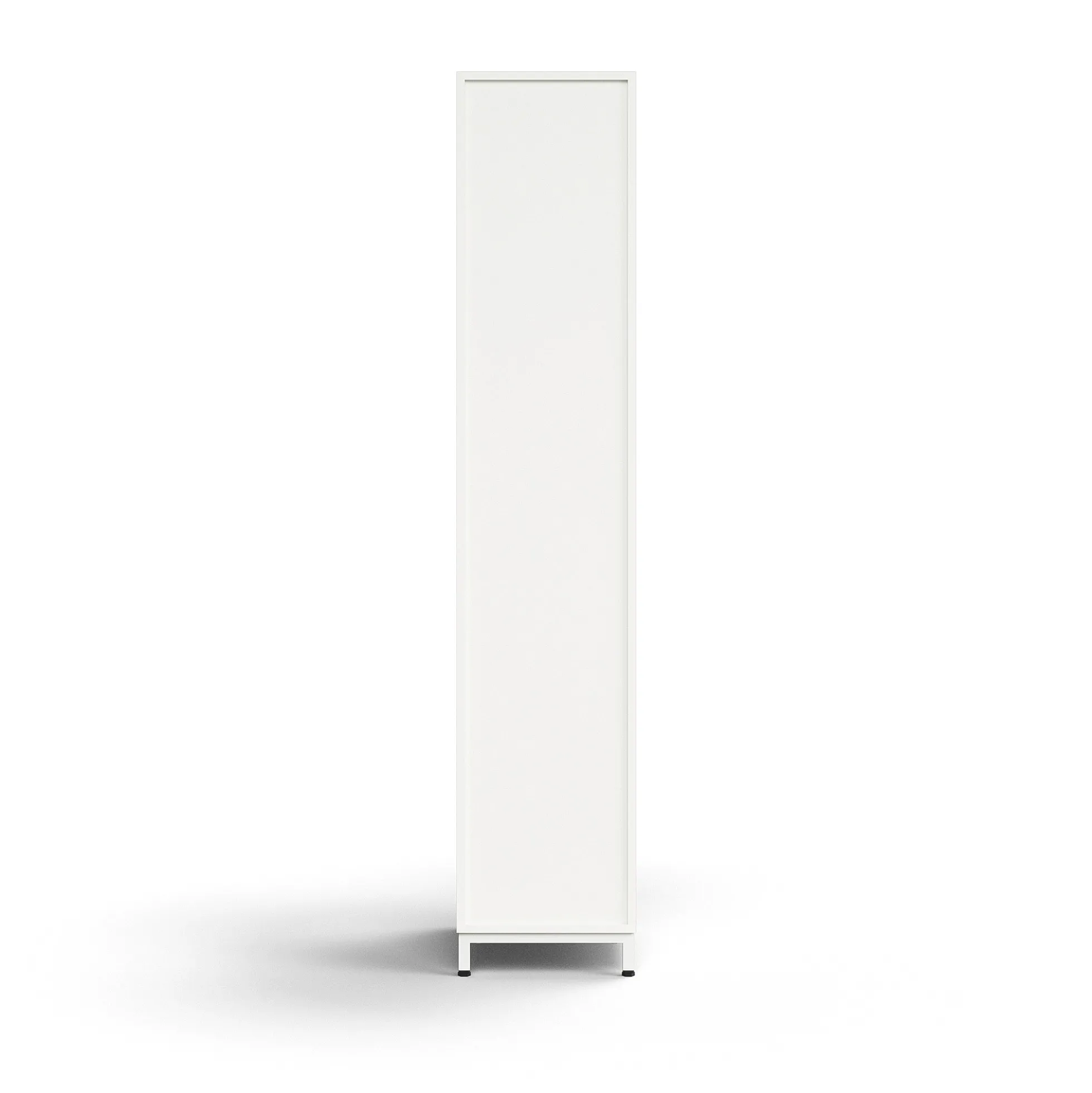 Vaatekaappi QBUS Lukollinen, vaatetanko, jalusta, 2020x400x570 mm, valkoinen