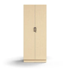 Vaatekaappi QBUS Lukollinen, vaatetanko, sokkeli, 2020x800x570 mm, koivu