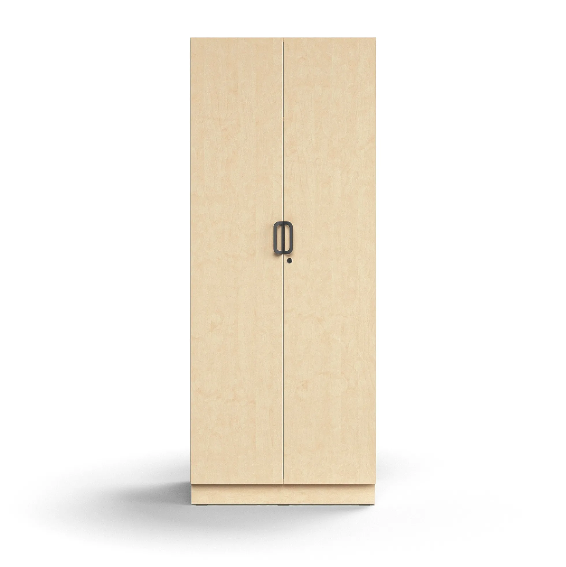 Vaatekaappi QBUS Lukollinen, vaatetanko, sokkeli, 2020x800x570 mm, koivu