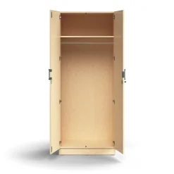 Vaatekaappi QBUS Lukollinen, vaatetanko, sokkeli, 2020x800x570 mm, koivu