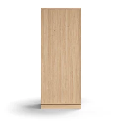 Vaatekaappi QBUS Lukollinen, vaatetanko, sokkeli, 2020x800x570 mm, tammi