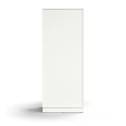 Vaatekaappi QBUS Lukollinen, vaatetanko, sokkeli, 2020x800x570 mm, valkoinen