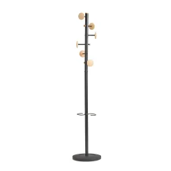 Vaatenaulakko GALLANT Suora, sateenvarjopidike, K 1750 mm, musta