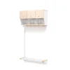 Vaatenaulakko JEPPE 2 ovellista lokeroa, jatko-osa, 900x1800 mm, koivu, val
