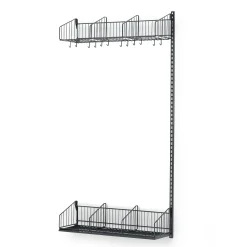 Vaateteline TRÅD Jatko-osa, seinämalli, 900x2000 mm, tummanharmaa