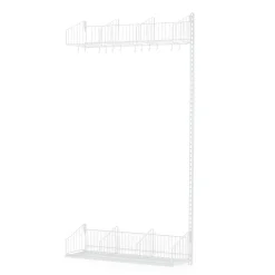 Vaateteline TRÅD Jatko-osa, seinämalli, 900x2000 mm, valkoinen