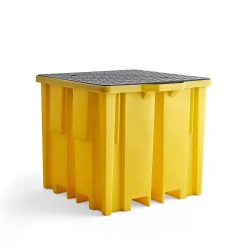 Valuma-allas yhdelle IBC-kontille 1340x1230x1090 mm, 1150 l, keltainen