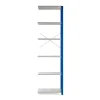 Varastohylly MIX Jatko-osa, 3000x800x600 mm, sininen, harmaa