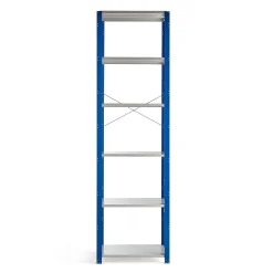 Varastohylly MIX Perusosa, 3000x800x500 mm, sininen, harmaa