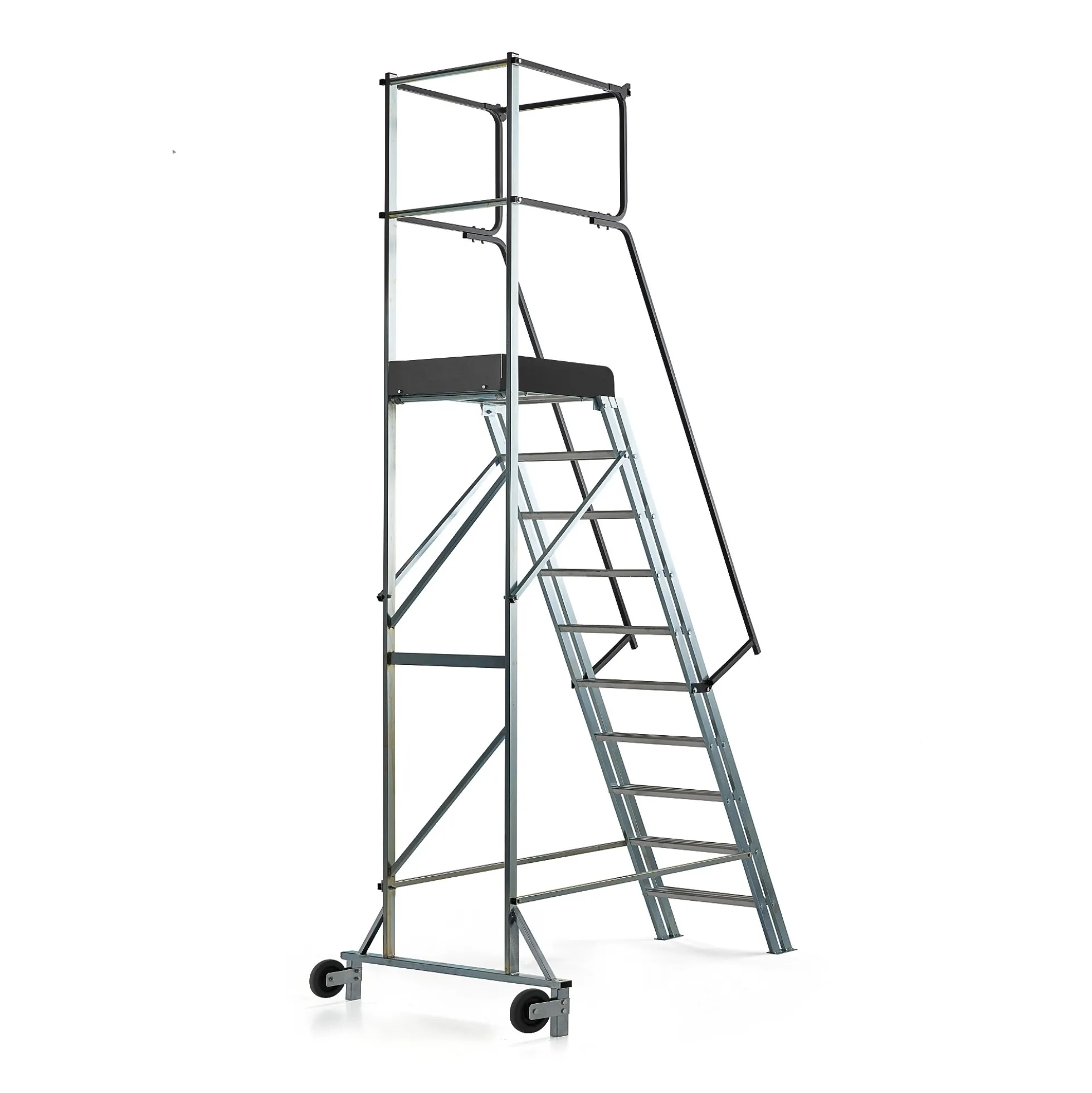 Varastotikkaat ALOFT 10 askelmaa, K 2000 mm