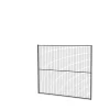 Verkkoelementti X-GUARD Korkeus: 1300 mm, leveys: 1500 mm