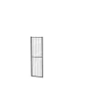 Verkkoelementti X-GUARD Korkeus: 1300 mm, leveys: 400 mm