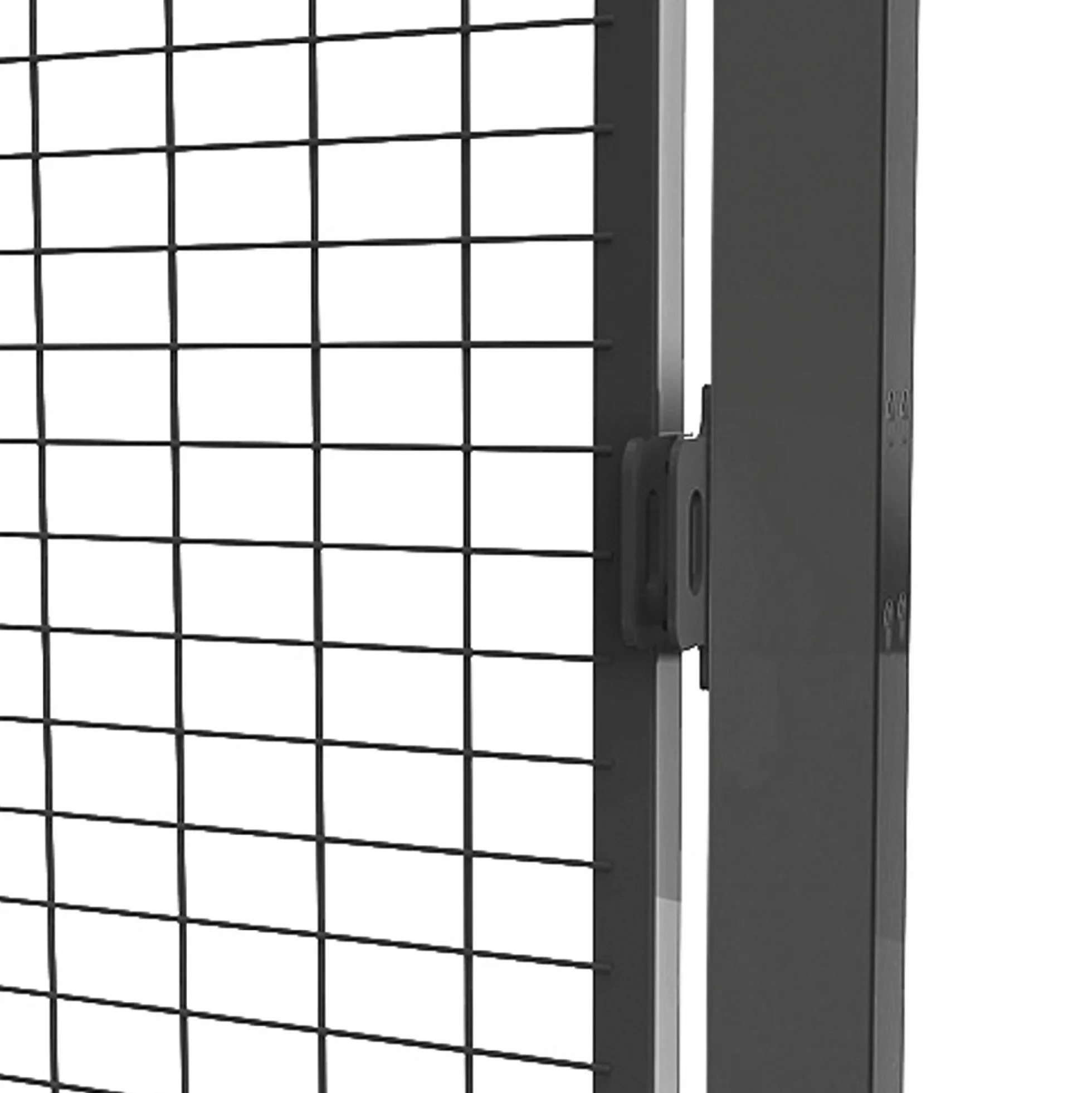Verkkoseinäovi X-STORE Sis. pystypylväät, vasen, 3400x1000 mm, riippulukko