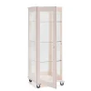 Vitriinikaappi EXPO Kolme hyllyä, 660x600x1600 mm, valkoinen