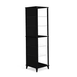 Vitriini Lattiamalli, 1840x500x500 mm, musta