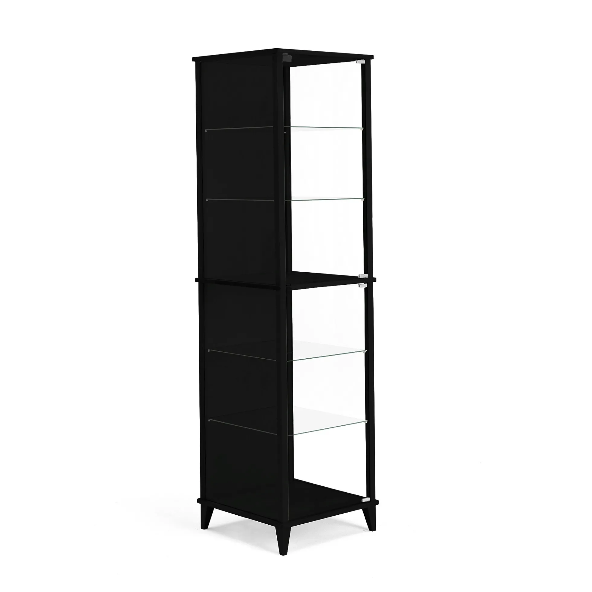 Vitriini Lattiamalli, 1840x500x500 mm, musta