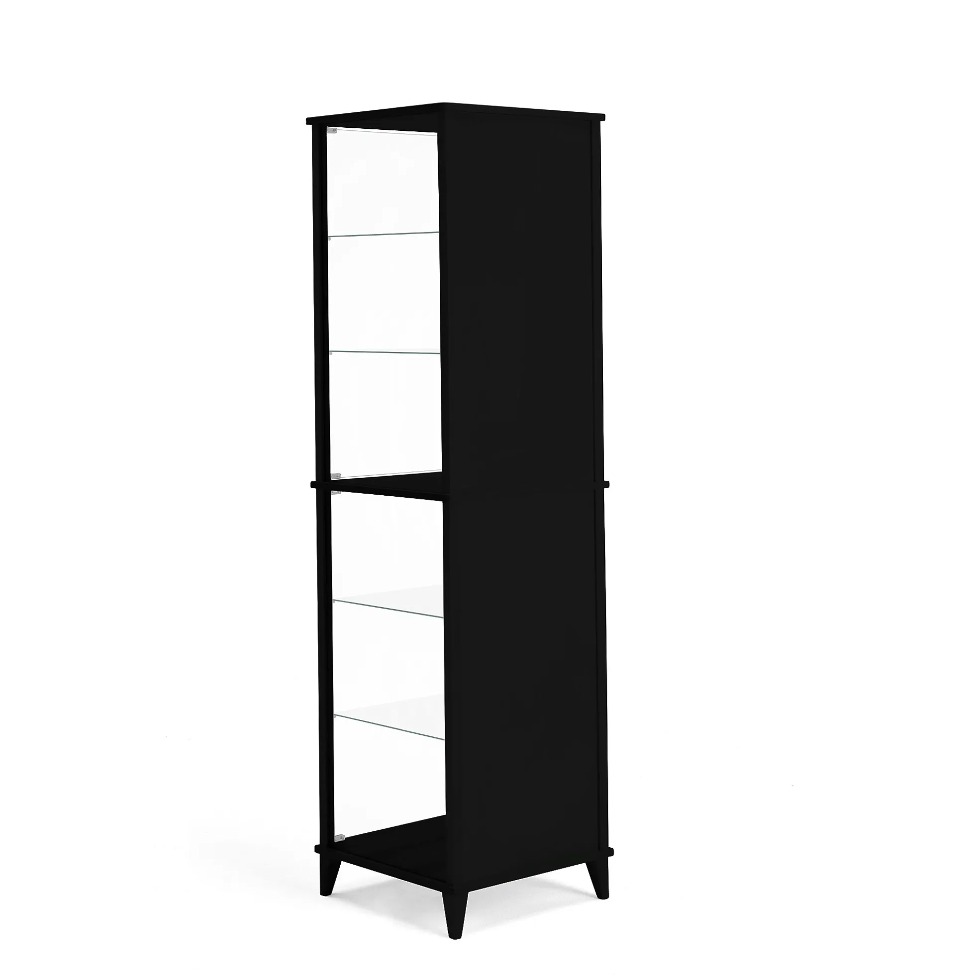 Vitriini Lattiamalli, 1840x500x500 mm, musta