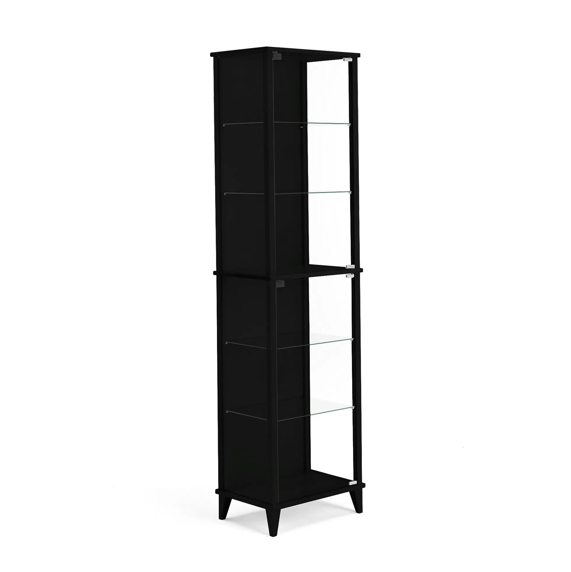 Vitriini Lattiamalli, 1840x500x350 mm, musta