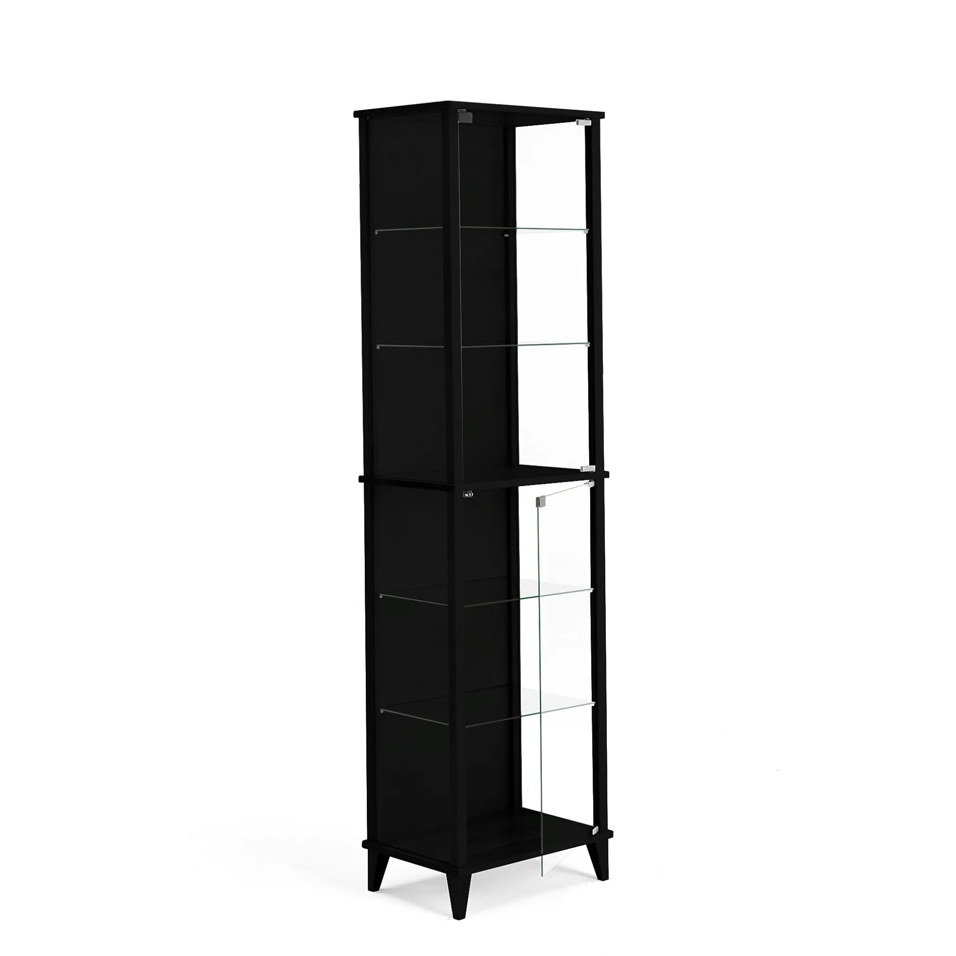 Vitriini Lattiamalli, 1840x500x350 mm, musta