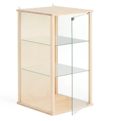 Vitriini Seinämalli, 920x500x500 mm, koivu